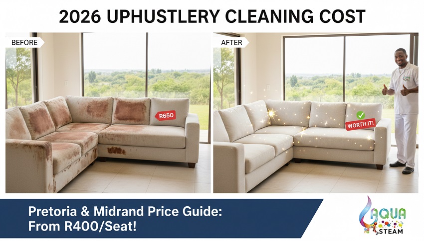 How Much Does Upholstery Cleaning Cost in Pretoria and Midrand 2026