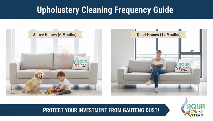 How Often to Clean Upholstery in Pretoria & Midrand