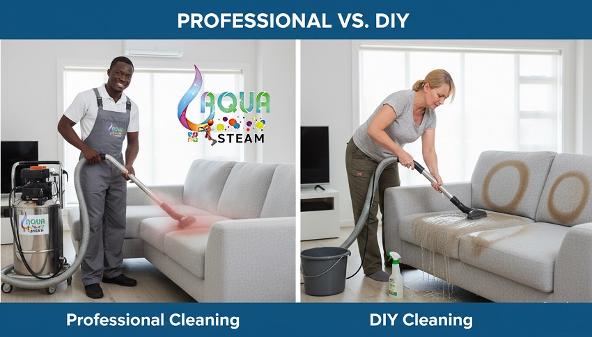 Professional vs. DIY Upholstery Cleaning