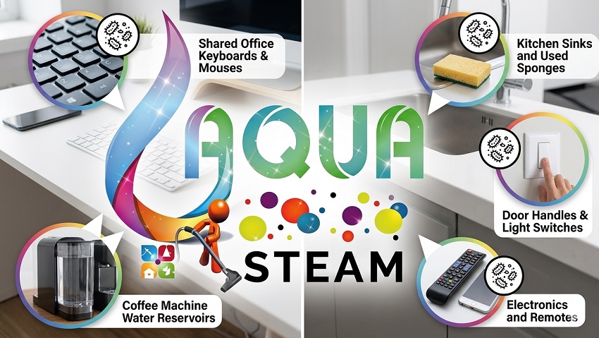 5 Germiest Places in Your Home and office